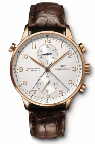 IWC Portugieser Chrono-Rattrapante Rose Gold / Silver IW3712-03 (3712-03, IW371203)